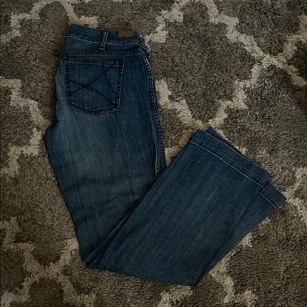 Ariat Blue Flare Wide Leg Jeans